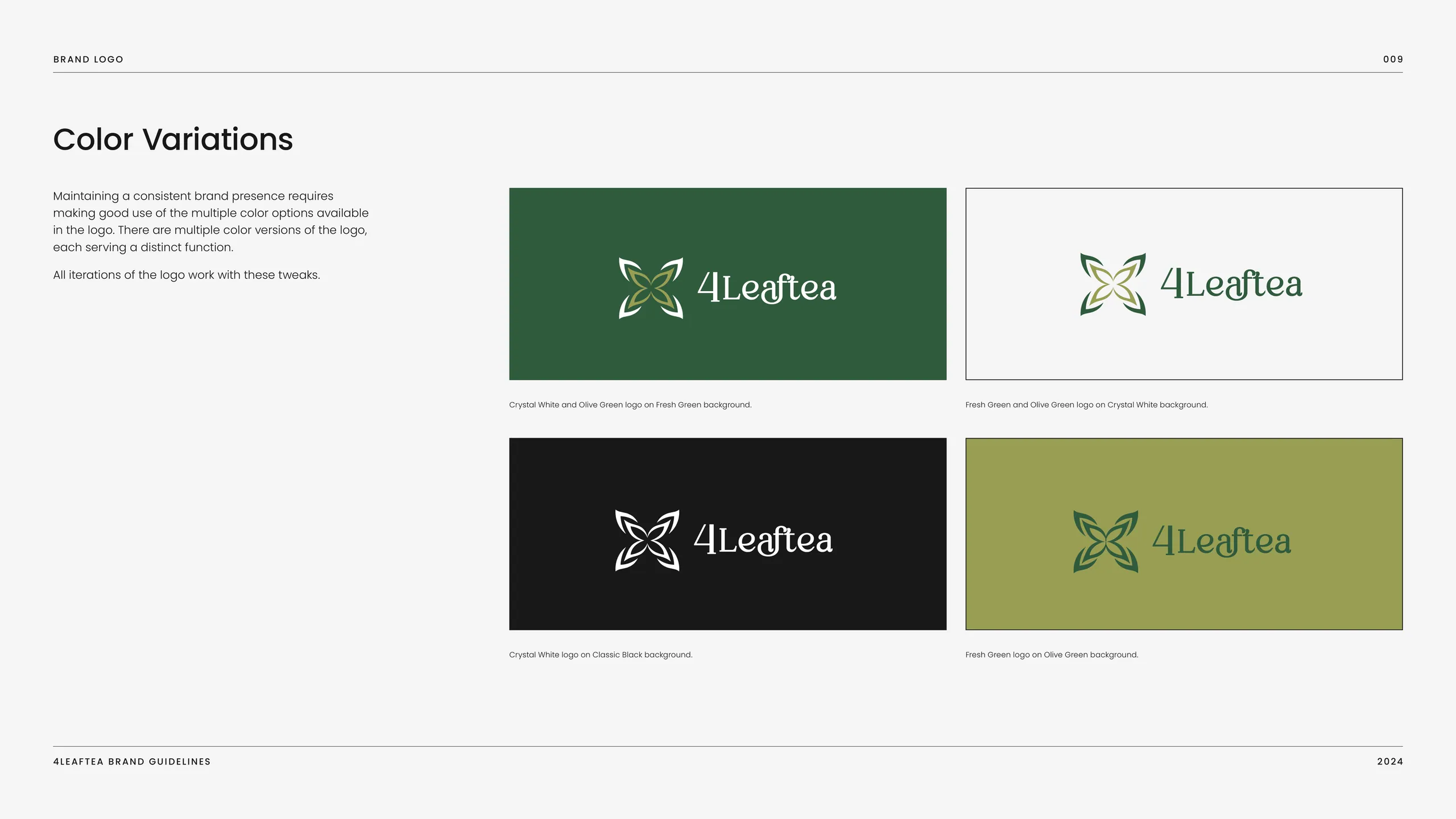 4LeafTea brand identity 8